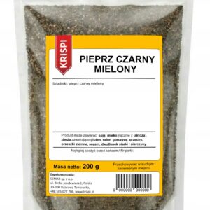PIEPRZ CZARNY MIELONY 200g KRISPI