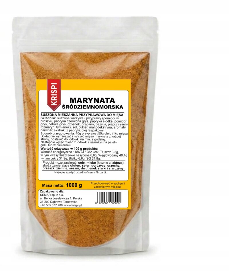 MARYNATA ŚRÓDZIEMNOMORSKA 1kg KRISPI