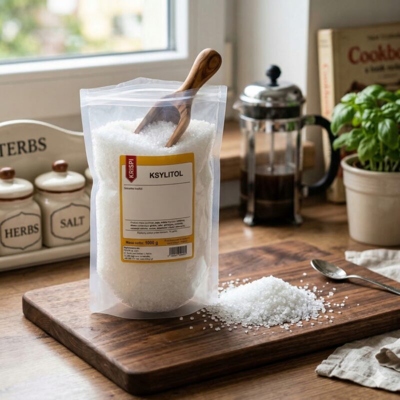0df73cf98a1fc71810fdd1a33338fce7.jpg KSYLITOL 1kg dodatek do żywności KRISPI