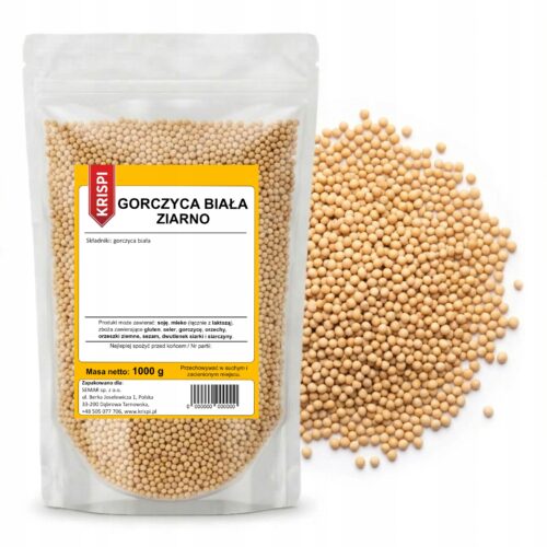 GORCZYCA BIAŁA ZIARNO 1kg KRISPI