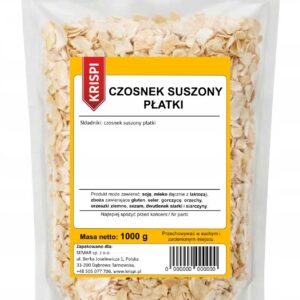 CZOSNEK SUSZONY PŁATKI 1kg KRISPI
