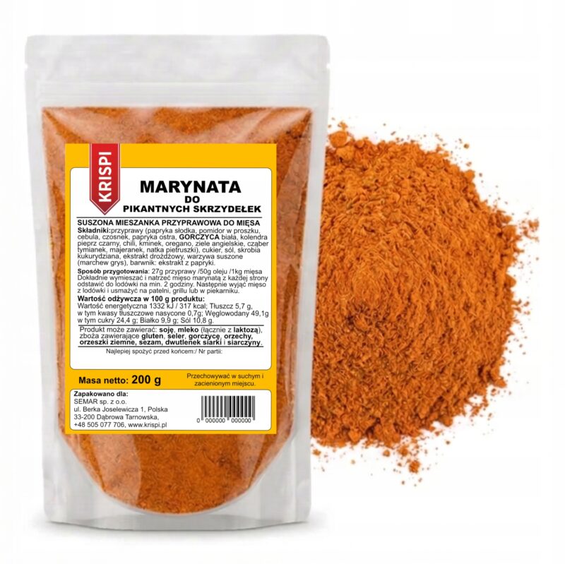 MARYNATA Pikantne Skrzydełka 200g KRISPI