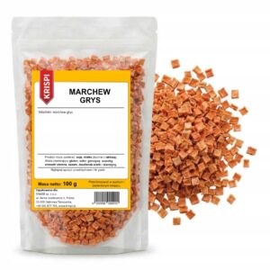 MARCHEW SUSZONA KOSTKA 3X3 100g KRISPI