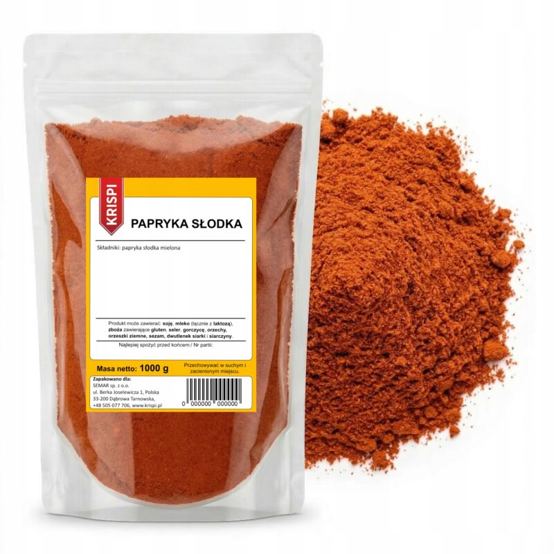 PAPRYKA SŁODKA MIELONA 1kg KRISPI