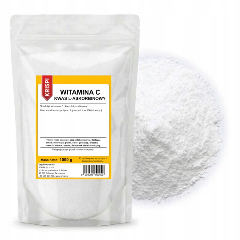 WITAMINA C 1 kg Kwas L-Askorbinowy KRISPI