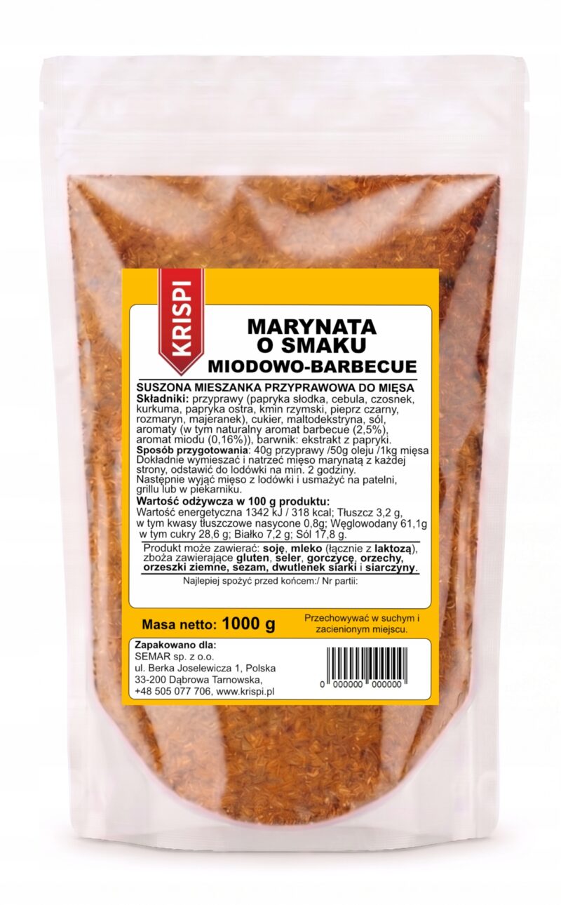 MARYNATA GRILLA MIODOWO-BBQ 1kg KRISPI