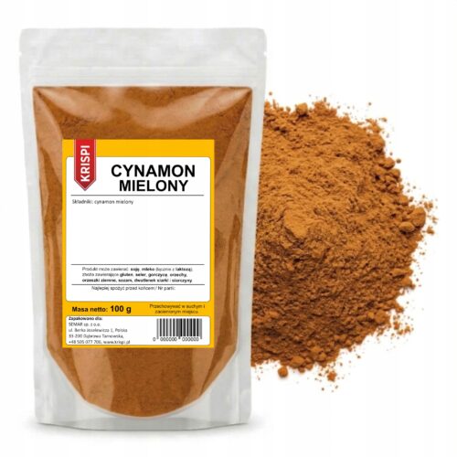 CYNAMON CEJLOŃSKI MIELONY 100g KRISPI