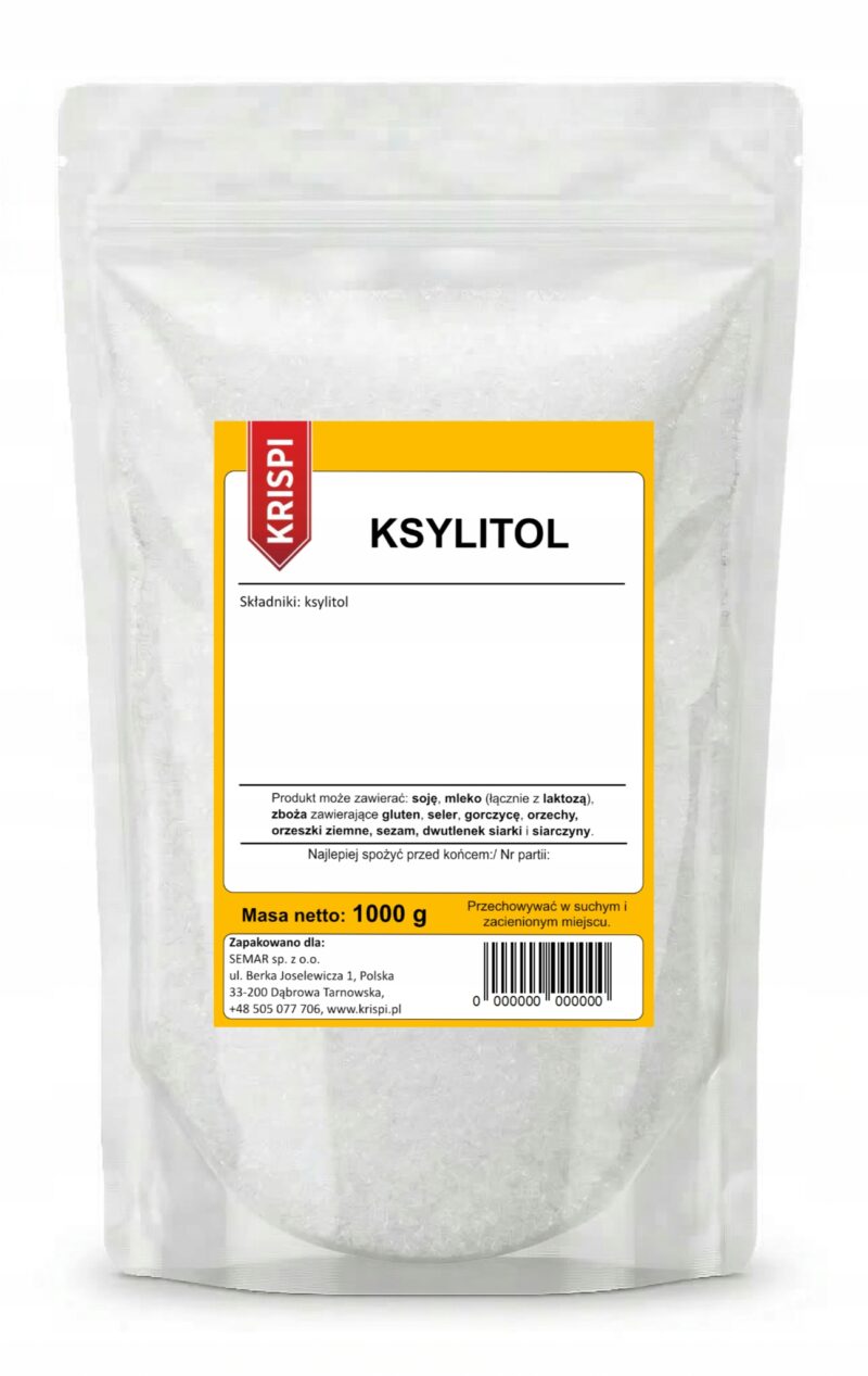 4837d5060e12275b4a3e944b904d0833.jpg KSYLITOL 1kg dodatek do żywności KRISPI