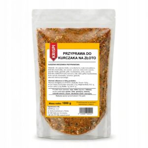 4fa9fc0e8f519aab9d14c9e5a61a82ff.jpg PRZYPRAWA DO KURCZAKA NA ZŁOTO 1kg KRISPI