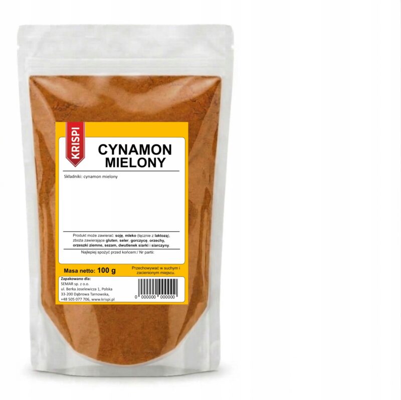 5495c229153d4382d5b43d04292fede1.jpg CYNAMON CEJLOŃSKI MIELONY 100g KRISPI