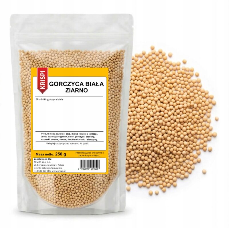GORCZYCA BIAŁA ZIARNO 250g KRISPI