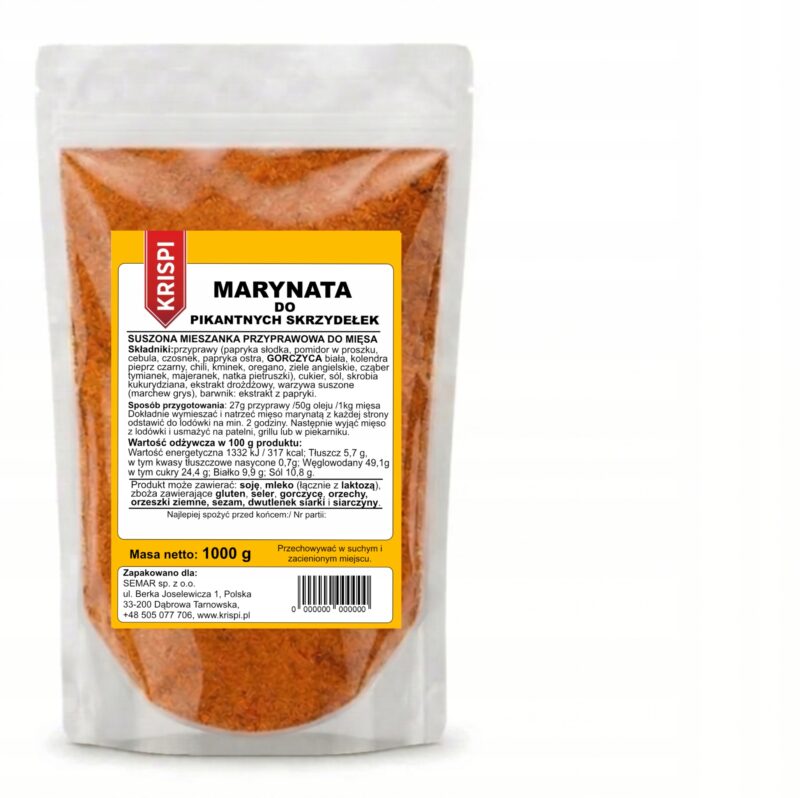 MARYNATA Pikantne Skrzydełki 1kg KRISPI