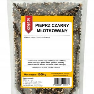 PIEPRZ CZARNY MŁOTKOWANY 1kg KRISPI