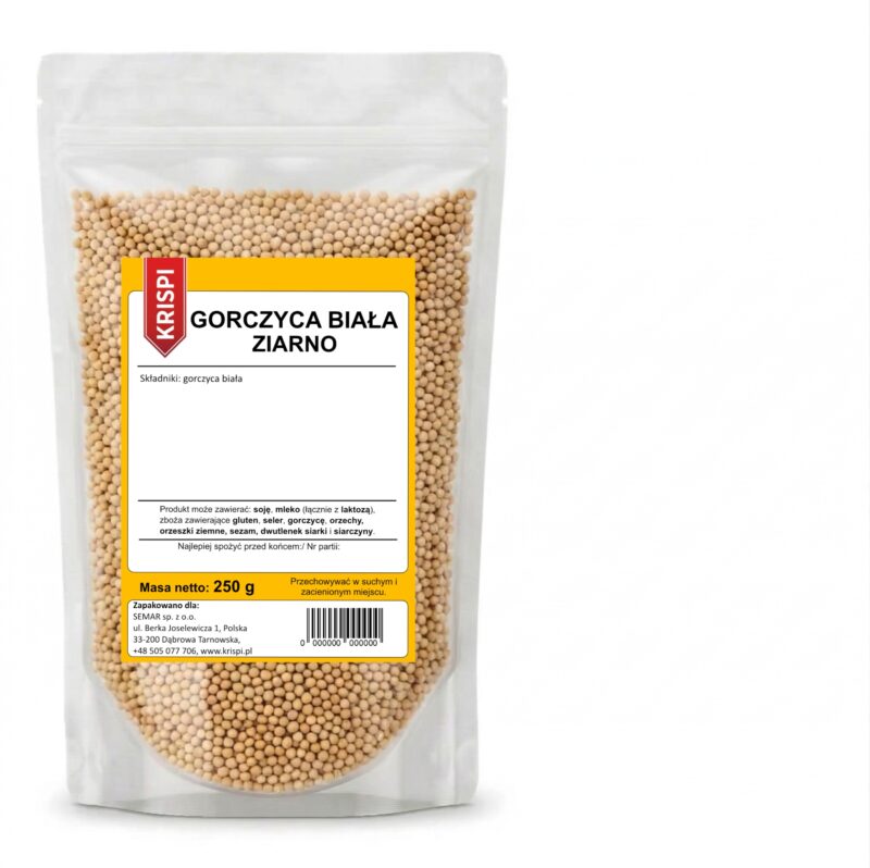 GORCZYCA BIAŁA ZIARNO 250g KRISPI