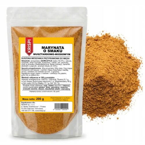 MARYNATA MUSZTARDOWO-MIODOWA 200g KRISPI