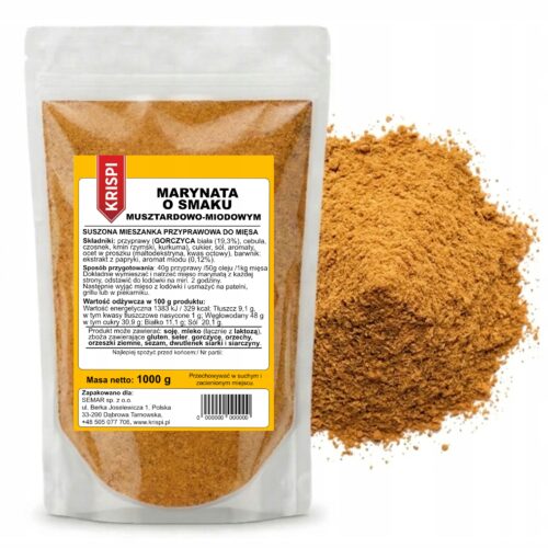 MARYNATA MUSZTARDOWO-MIODOWA 1kg KRISPI