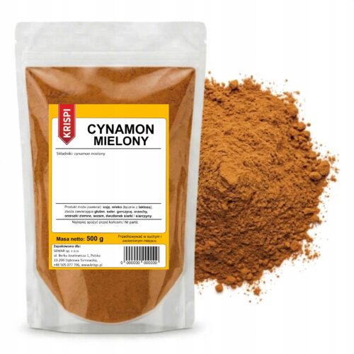CYNAMON CEJLOŃSKI MIELONY 500g KRISPI