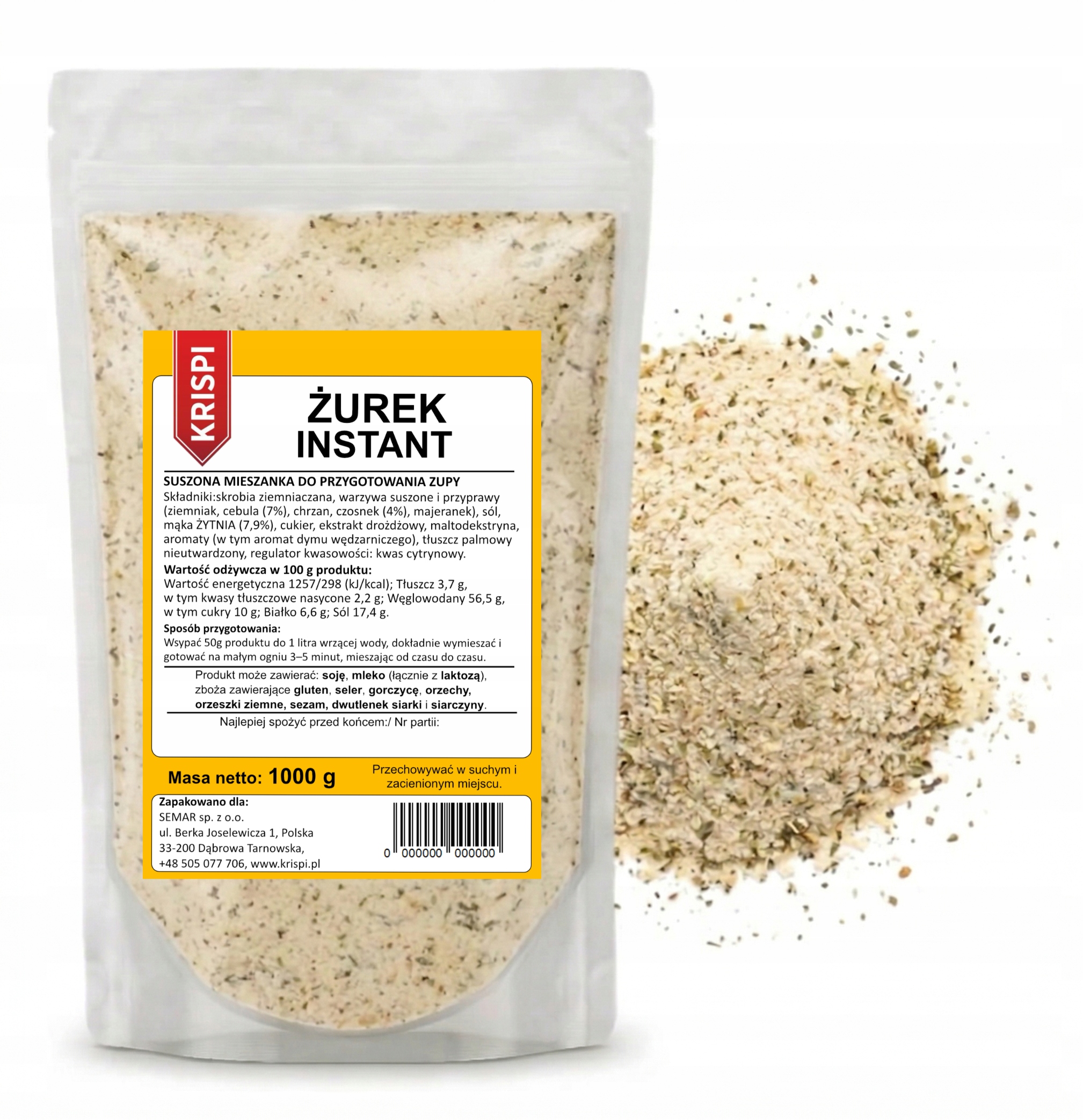 ŻUREK INSTANT 1Kg KRISPI