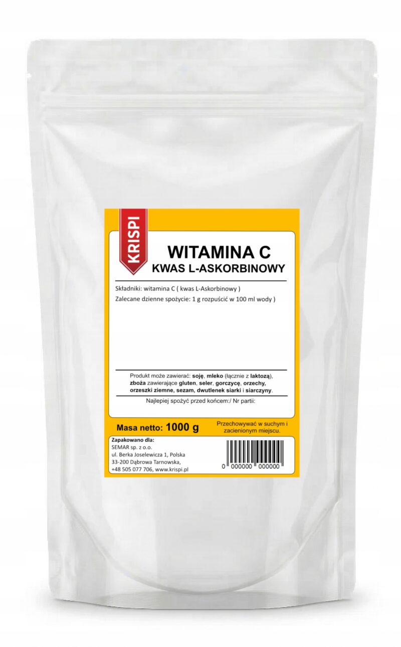 WITAMINA C 1 kg Kwas L-Askorbinowy KRISPI