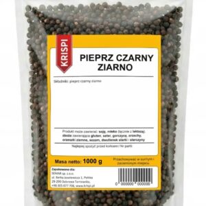 PIEPRZ CZARNY ZIARNISTY 1kg KRISPI