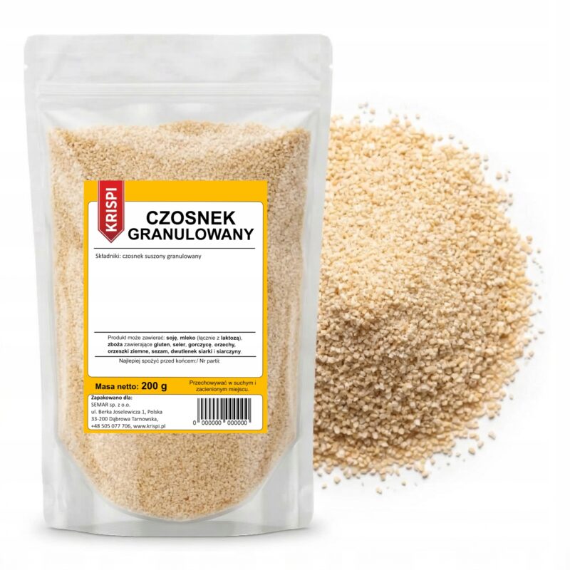 CZOSNEK GRANULOWANY 200g KRISPI