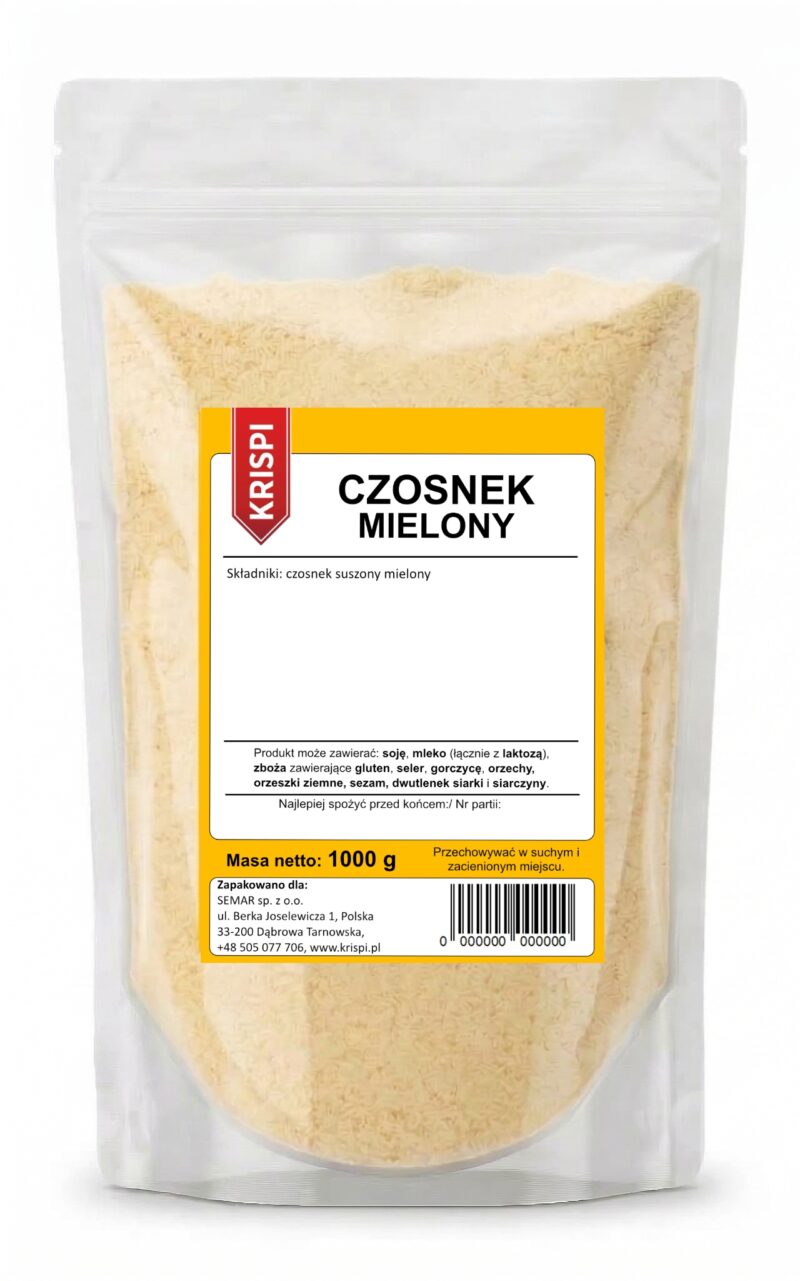 CZOSNEK MIELONY 1kg KRISPI