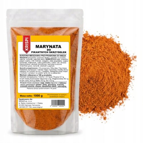 MARYNATA Pikantne Skrzydełki 1kg KRISPI
