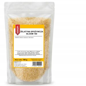 ŻELATYNA SPOŻYWCZA 100g BLOOM 180 KRISPI