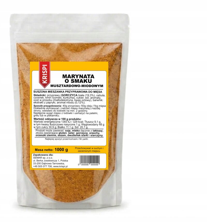 MARYNATA MUSZTARDOWO-MIODOWA 1kg KRISPI